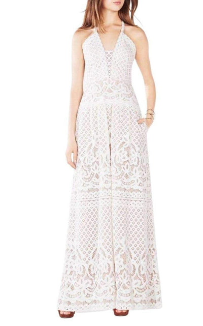BCBGMAXAZRIA Christel Floral Lace Gown - Runway Catalog