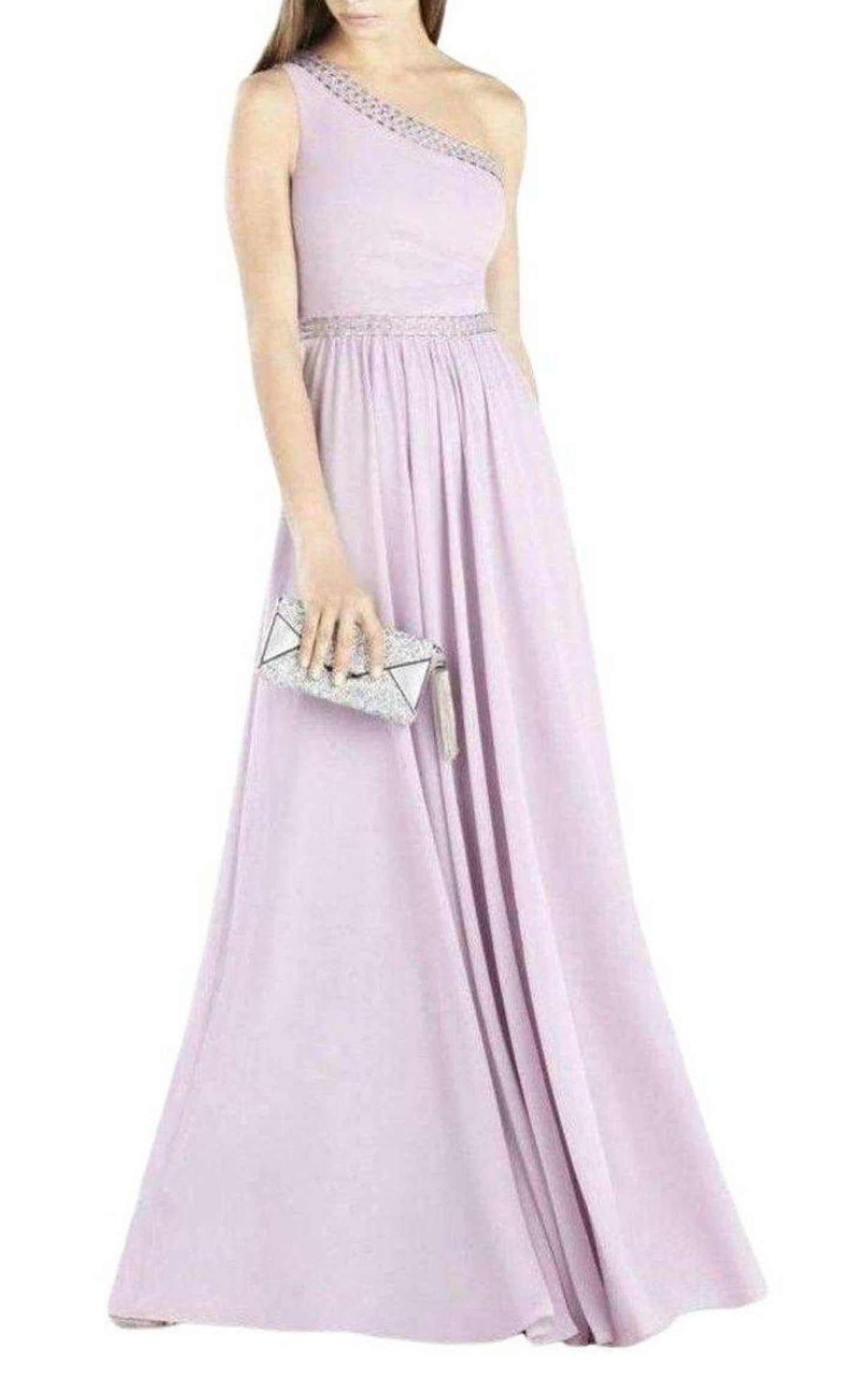 Daniele One Shoulder Embellished Gown BCBGMAXAZRIA