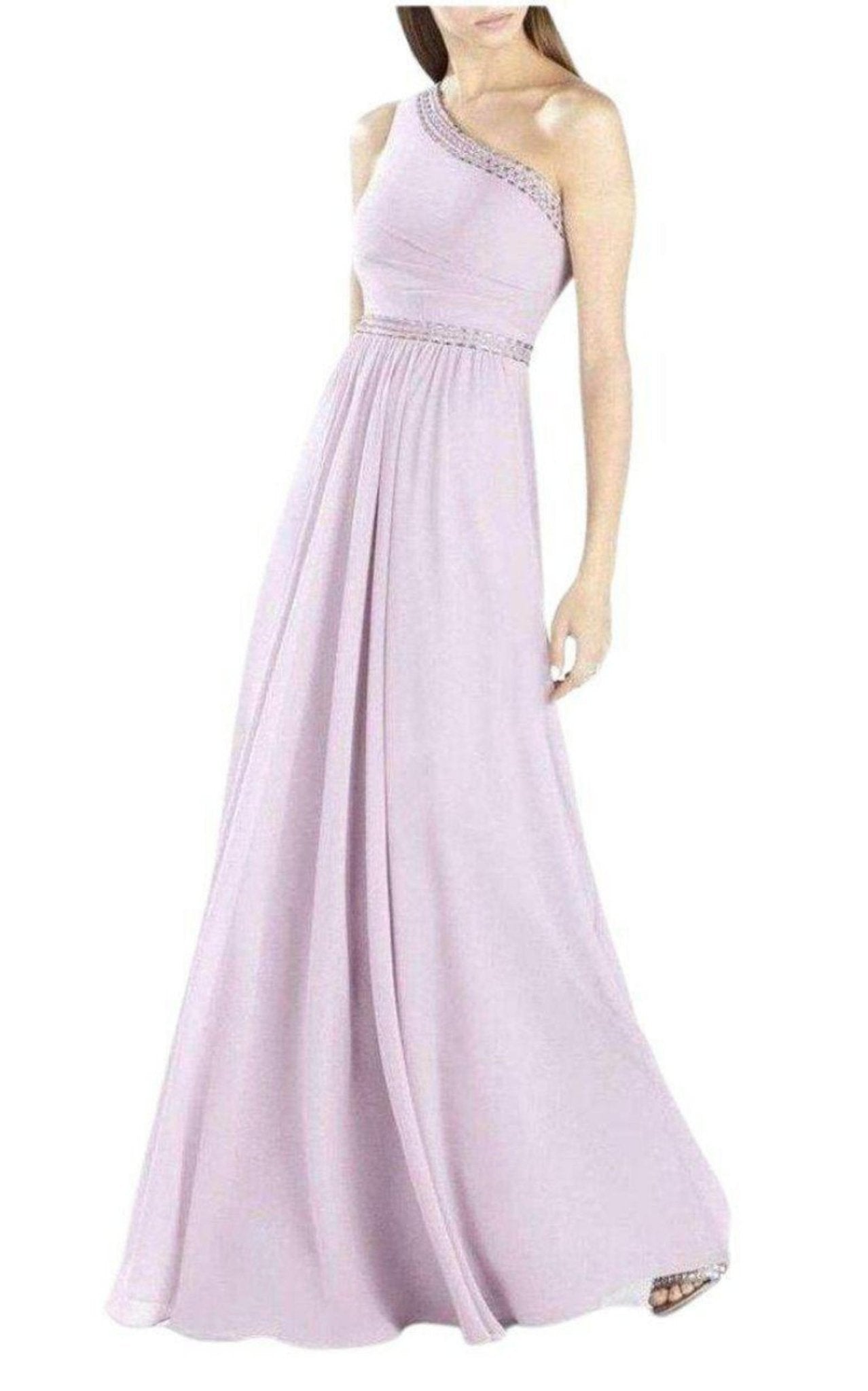 BCBGMAXAZRIA Daniele One Shoulder Embellished Gown - Runway Catalog