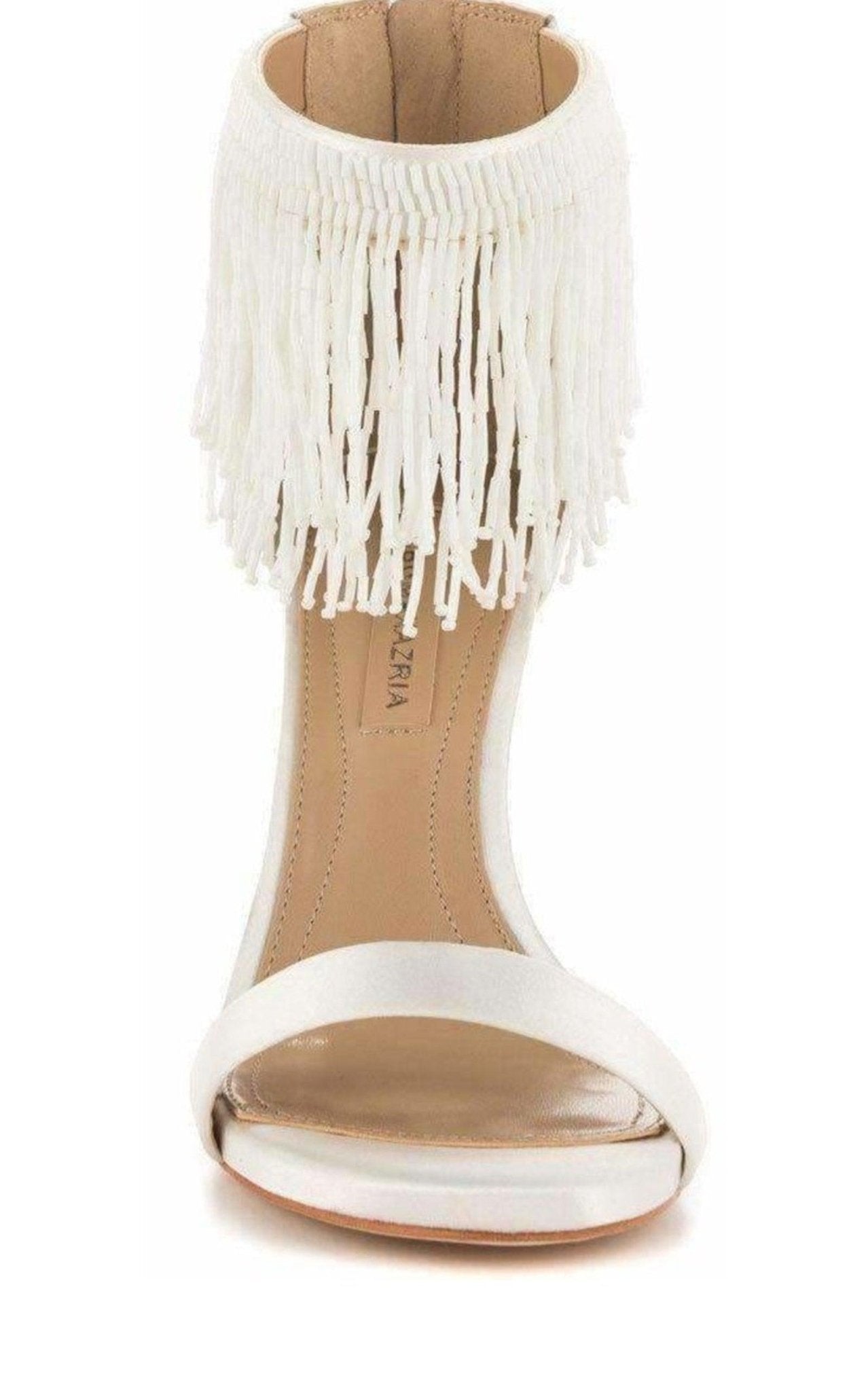 BCBGMAXAZRIA Devine High Heel Beaded Ankle Dress Sandals - Runway Catalog