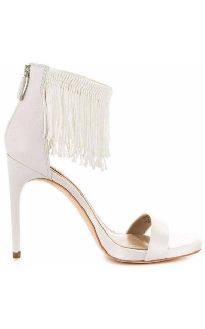 BCBGMAXAZRIA Devine High Heel Beaded Ankle Dress Sandals - Runway Catalog
