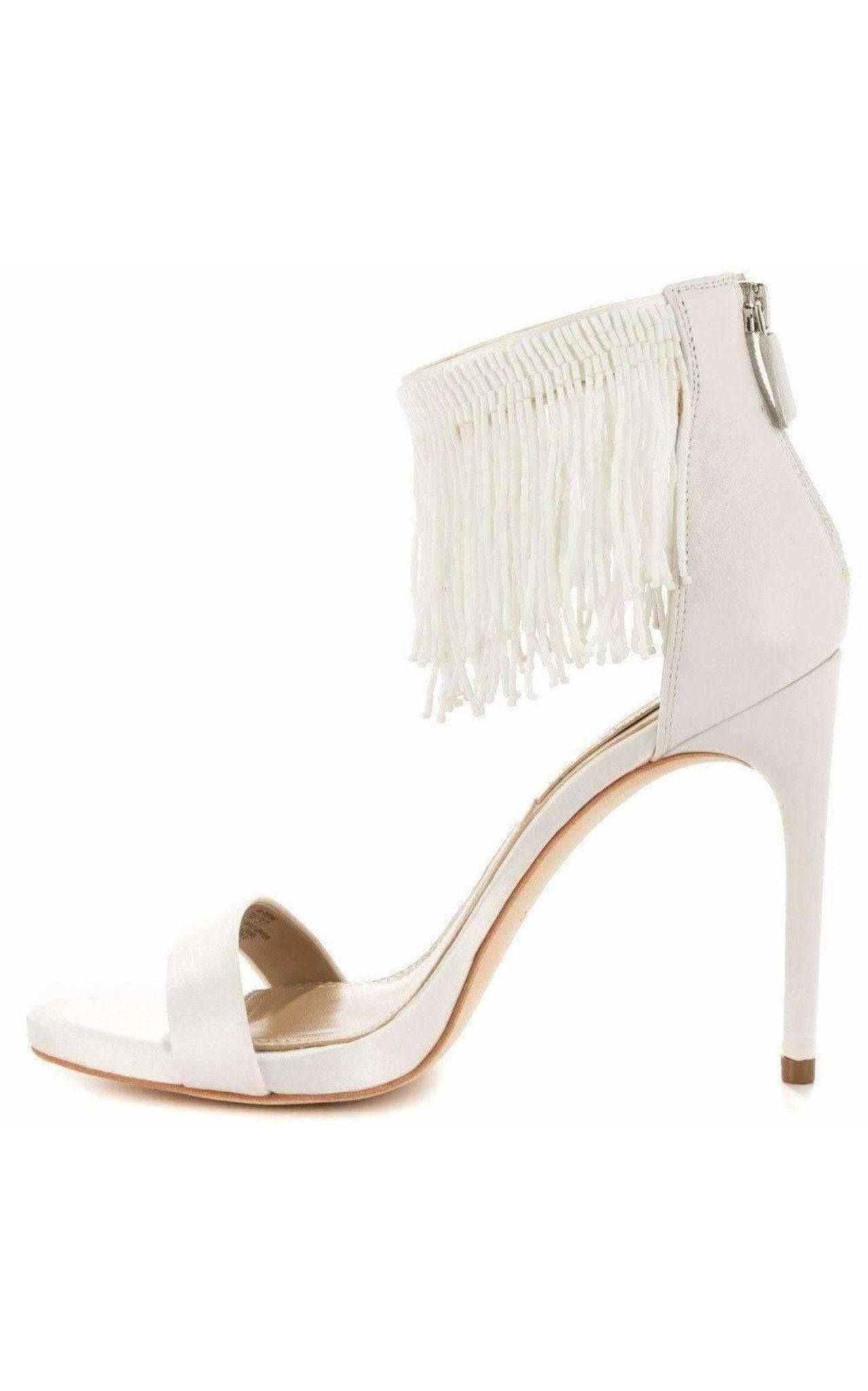 BCBGMAXAZRIA Devine High Heel Beaded Ankle Dress Sandals - Runway Catalog