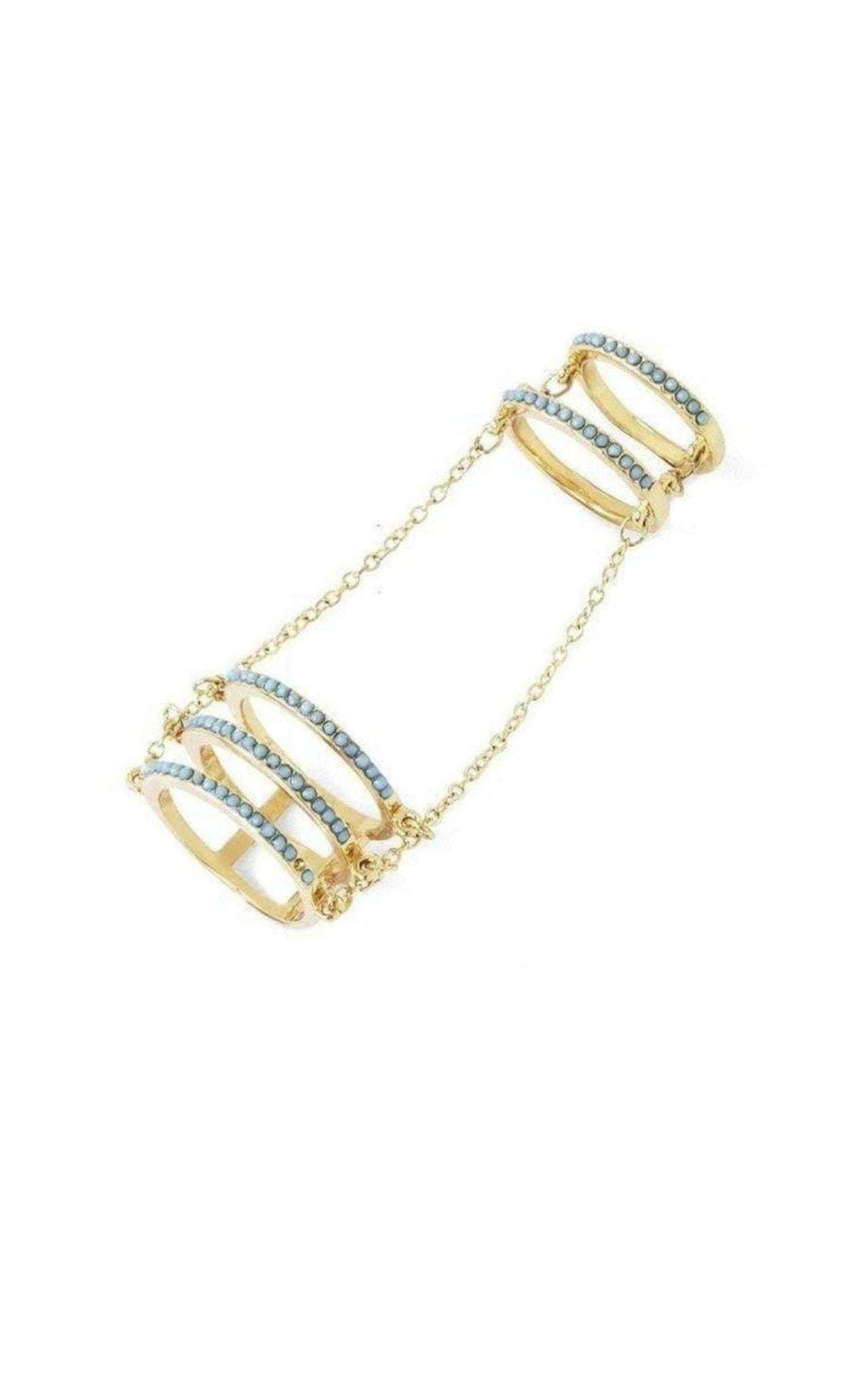 BCBGMAXAZRIA Double Cage Ring - Runway Catalog