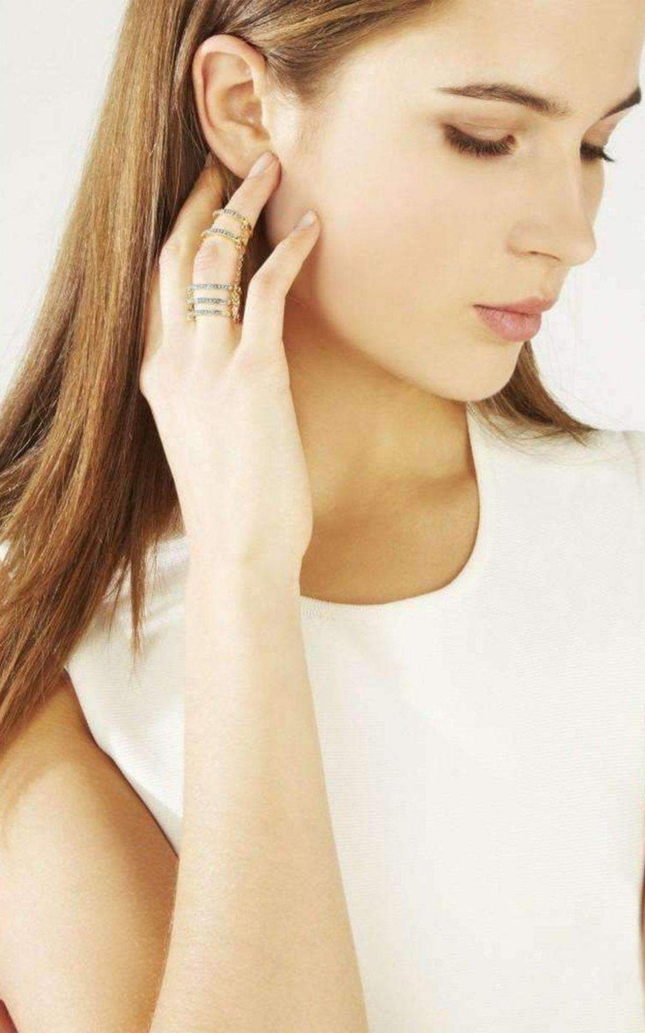 BCBGMAXAZRIA Double Cage Ring - Runway Catalog