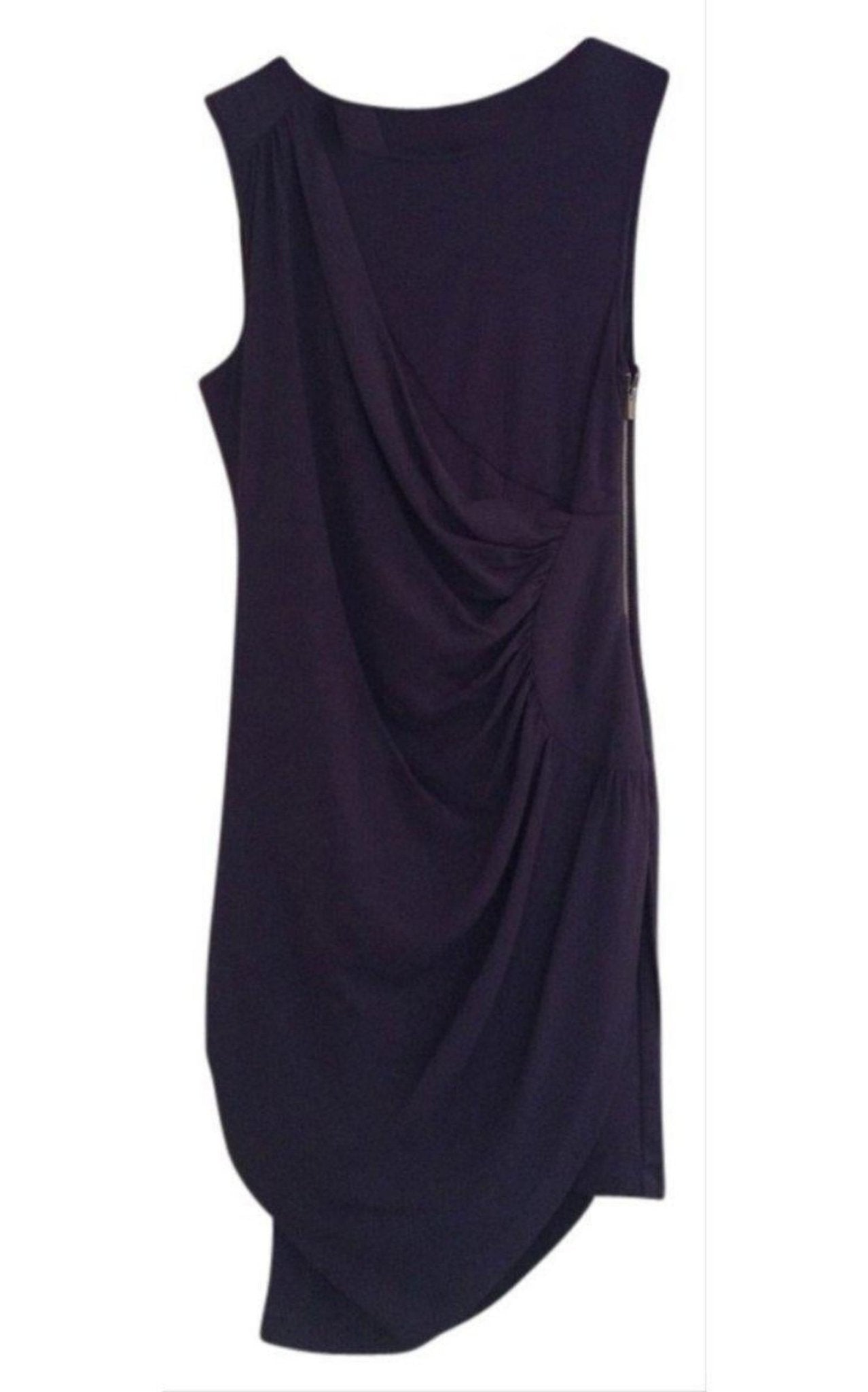 BCBGMAXAZRIA Draped Side Zipper Dress - Runway Catalog