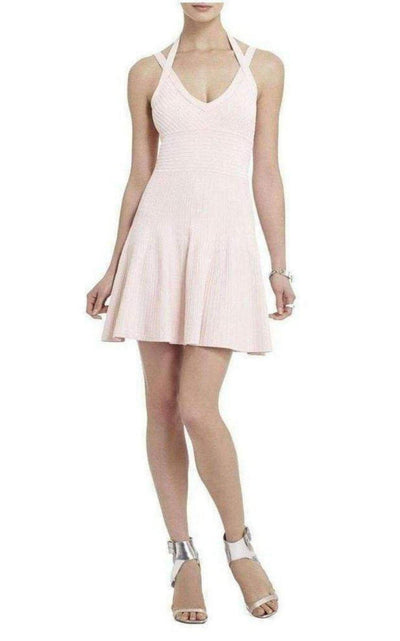 BCBGMAXAZRIA Elizabeth Ottoman Stitched Dress - Runway Catalog