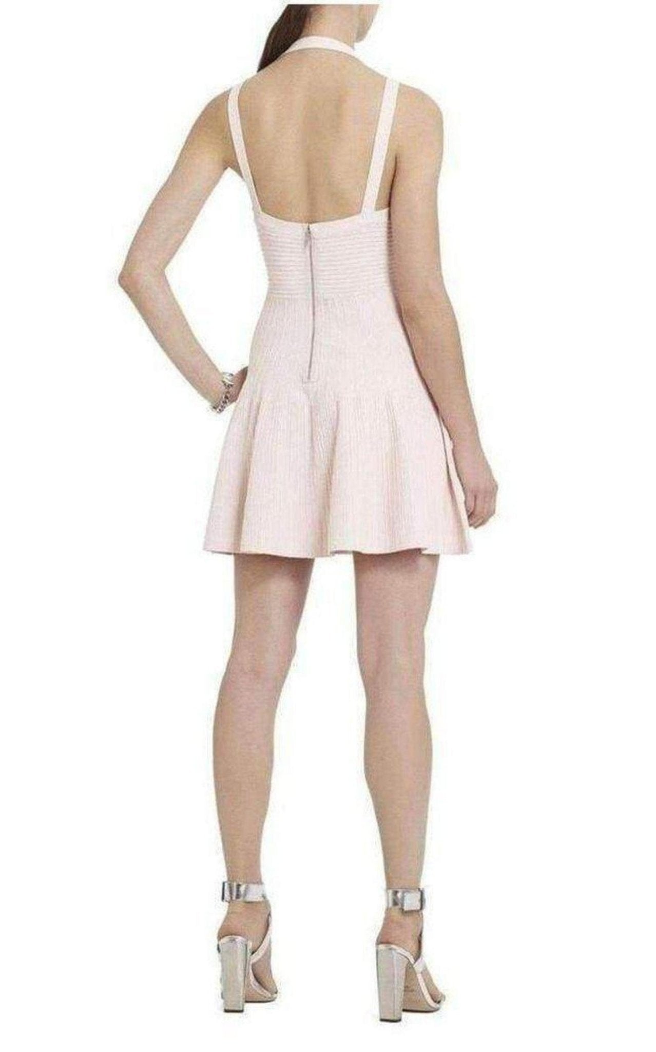 BCBGMAXAZRIA Elizabeth Ottoman Stitched Dress - Runway Catalog