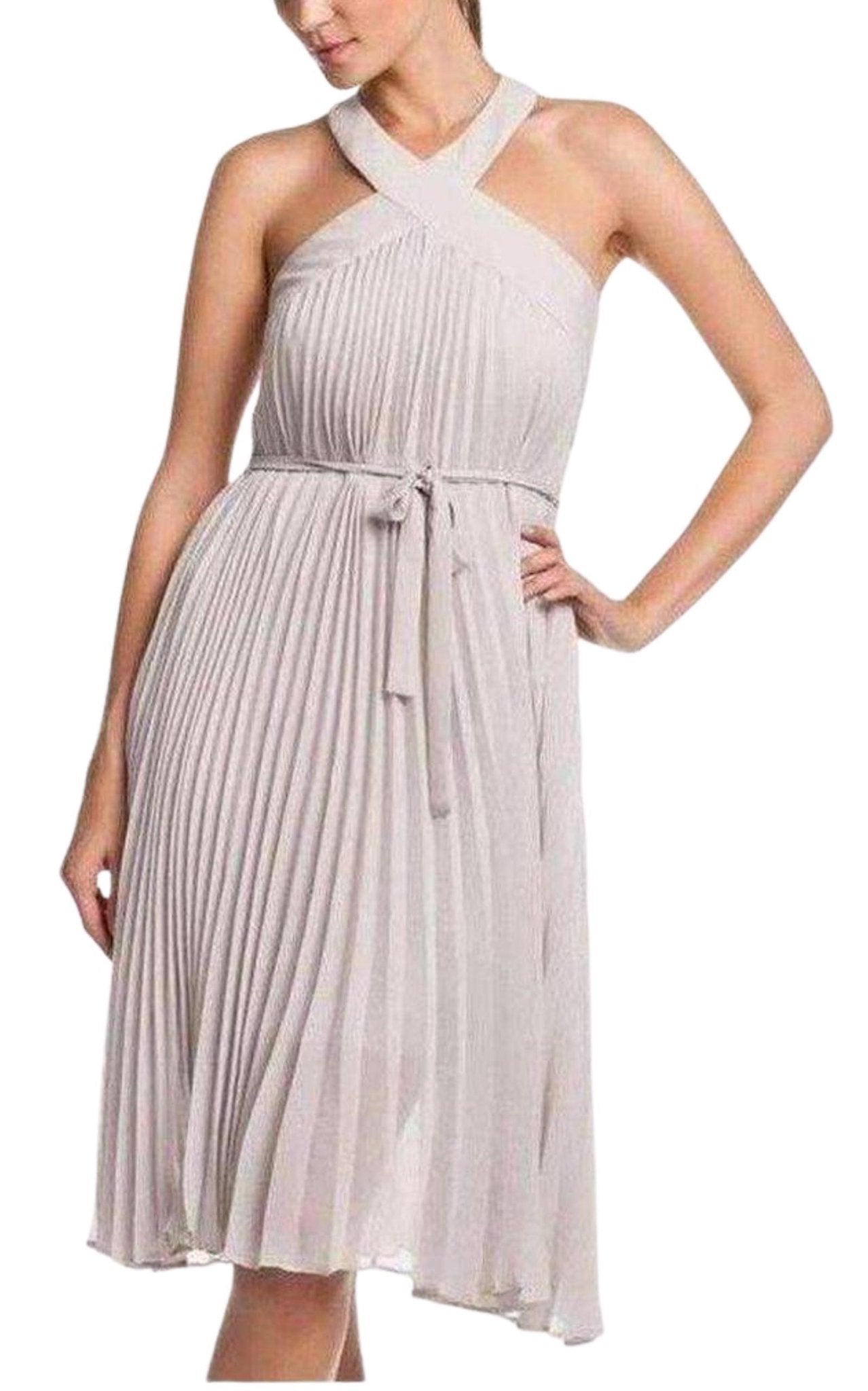 BCBGMAXAZRIA Eloise Pleated Cocktail Dress - Runway Catalog