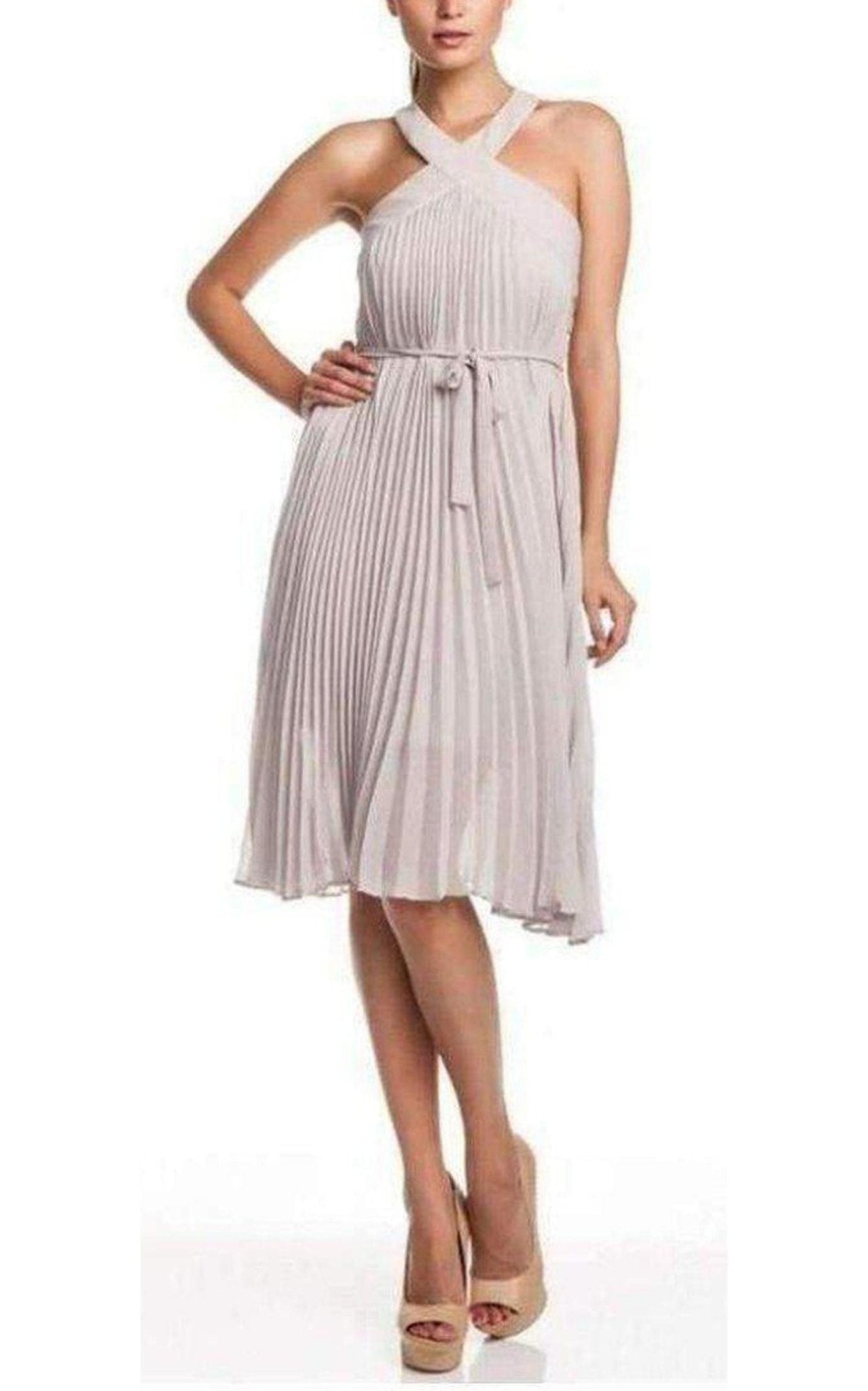 BCBGMAXAZRIA Eloise Pleated Cocktail Dress - Runway Catalog