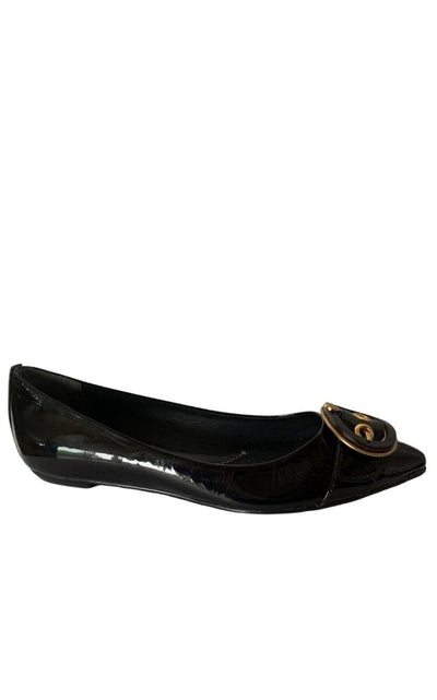 BCBGMAXAZRIA Emlyn Patent Leather Flats Shoes - Runway Catalog