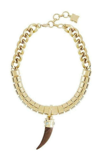 BCBGMAXAZRIA Faux-Horn Chain Necklace