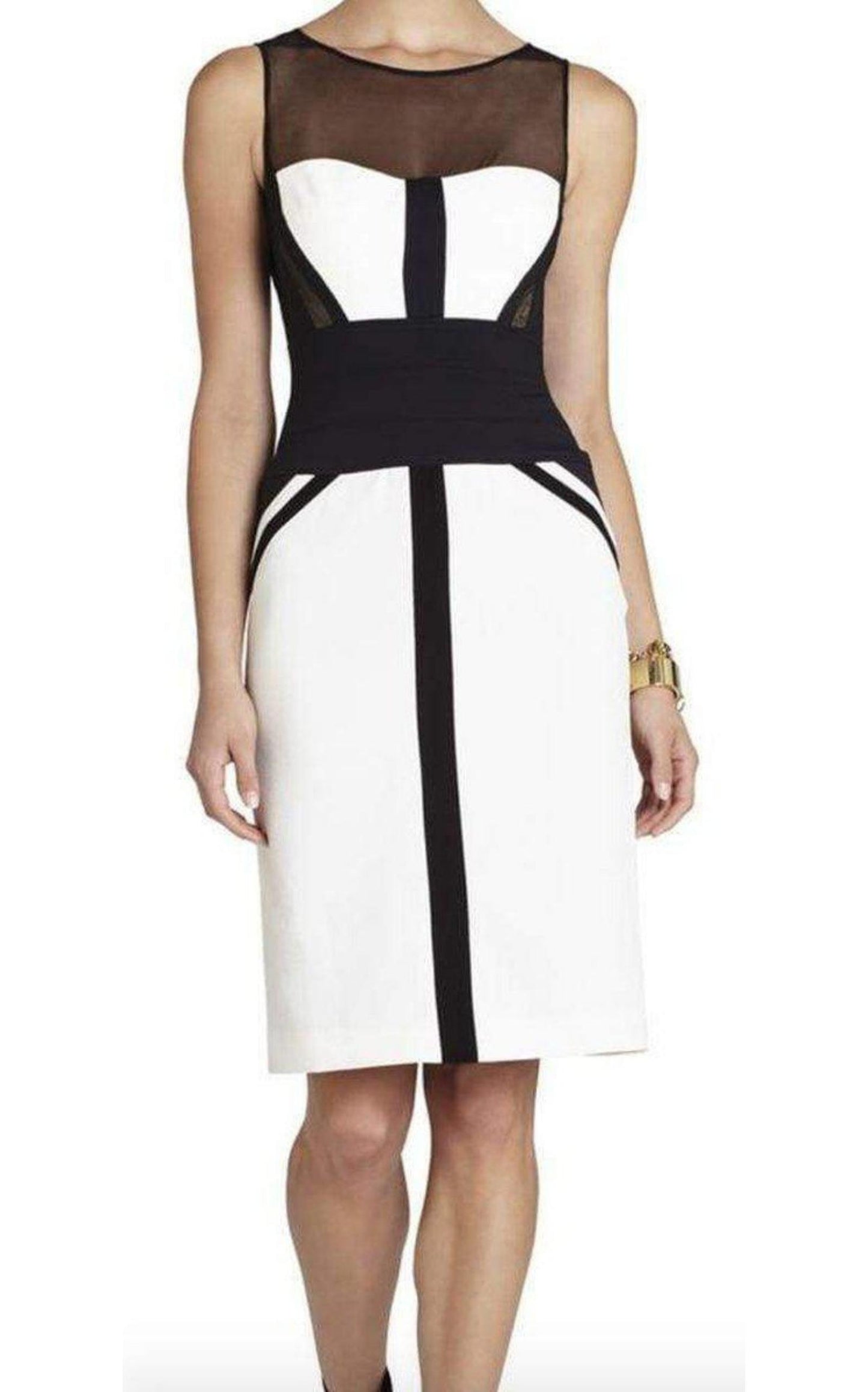 Fitted Sleeveless Dress BCBGMAXAZRIA