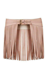 Fringe Contour Waist Belt BCBGMAXAZRIA