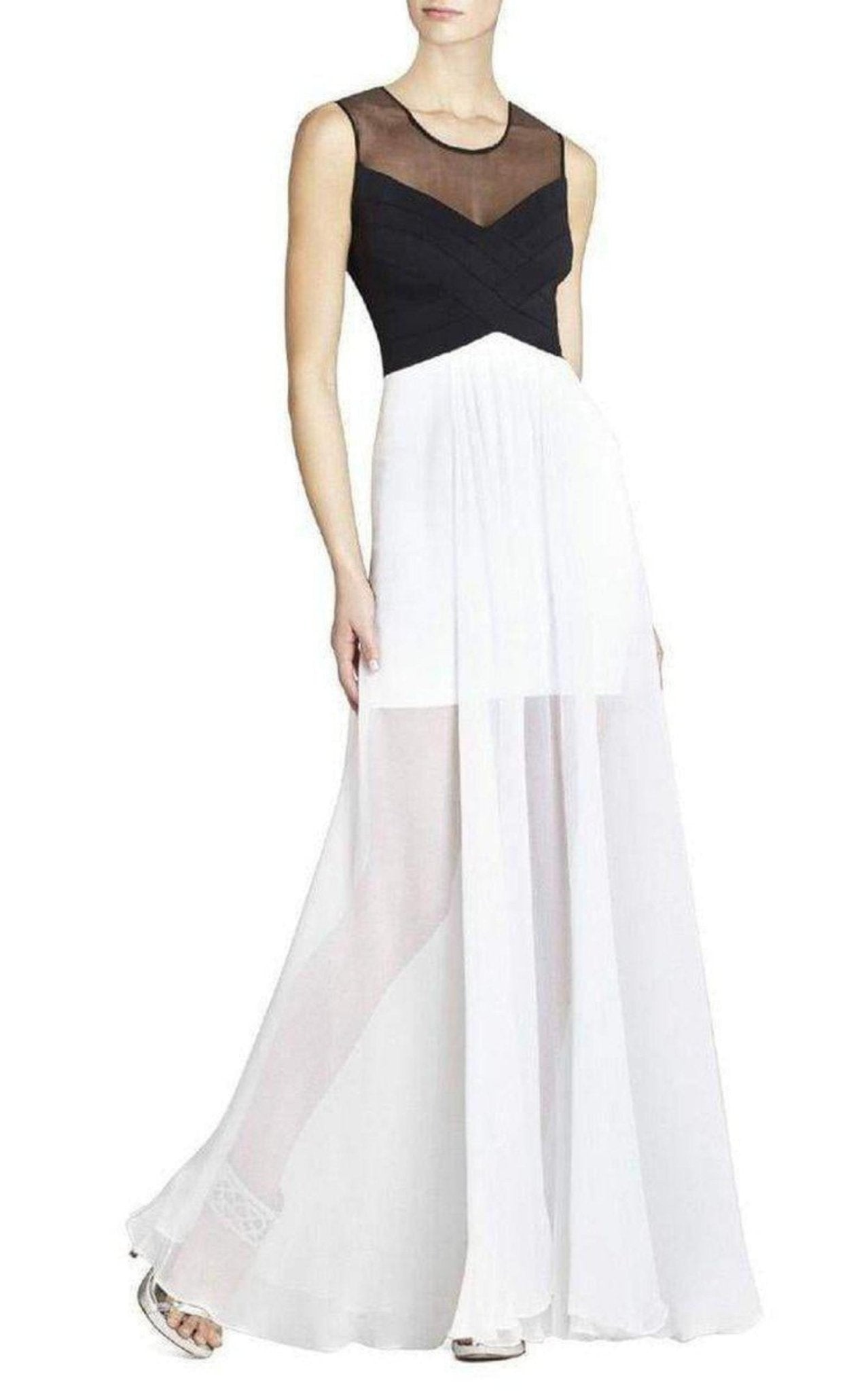 BCBGMAXAZRIA Giovanna Silk Blend Gown Dress - Runway Catalog