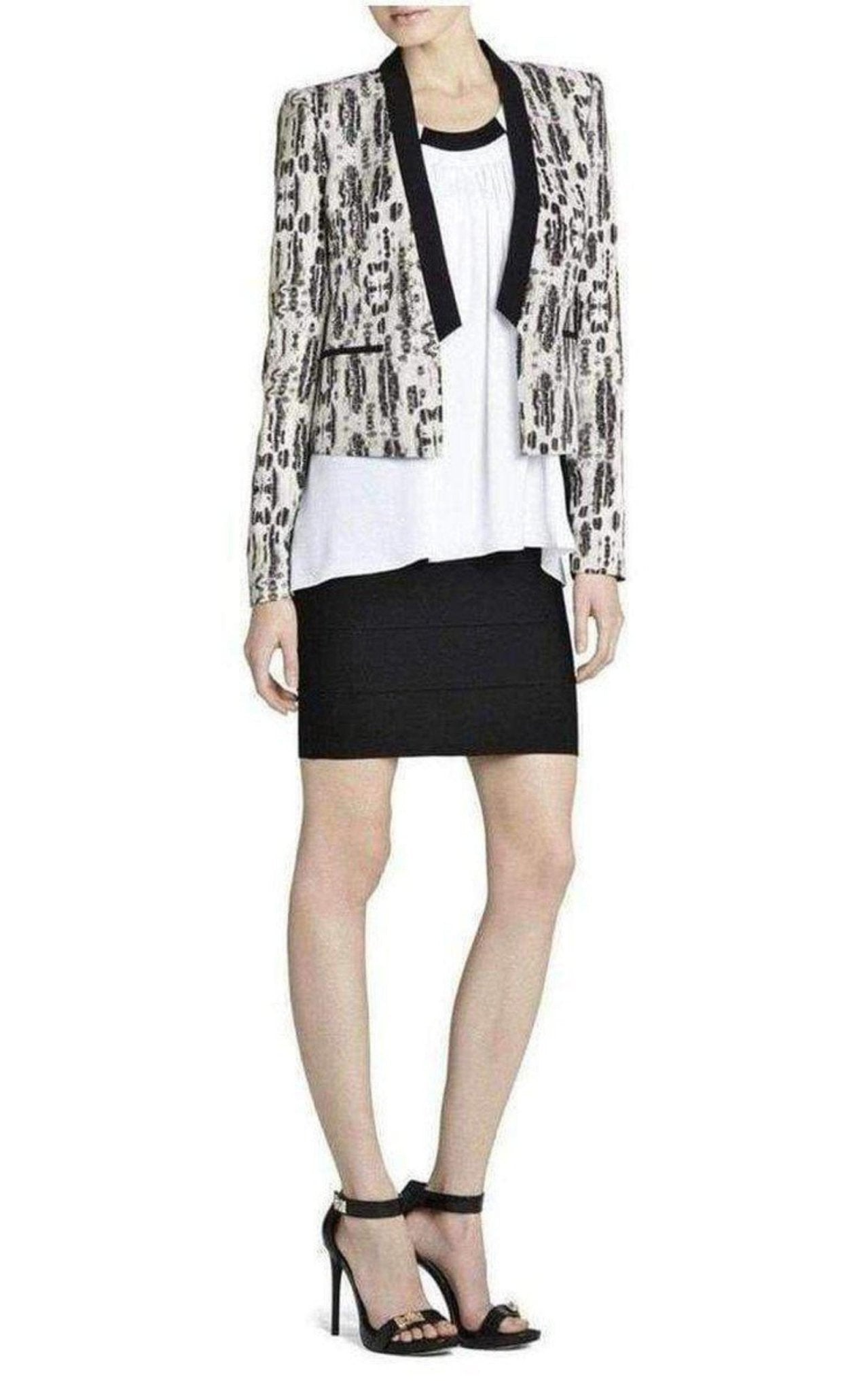BCBGMAXAZRIA Guy Printed Jacket - Runway Catalog