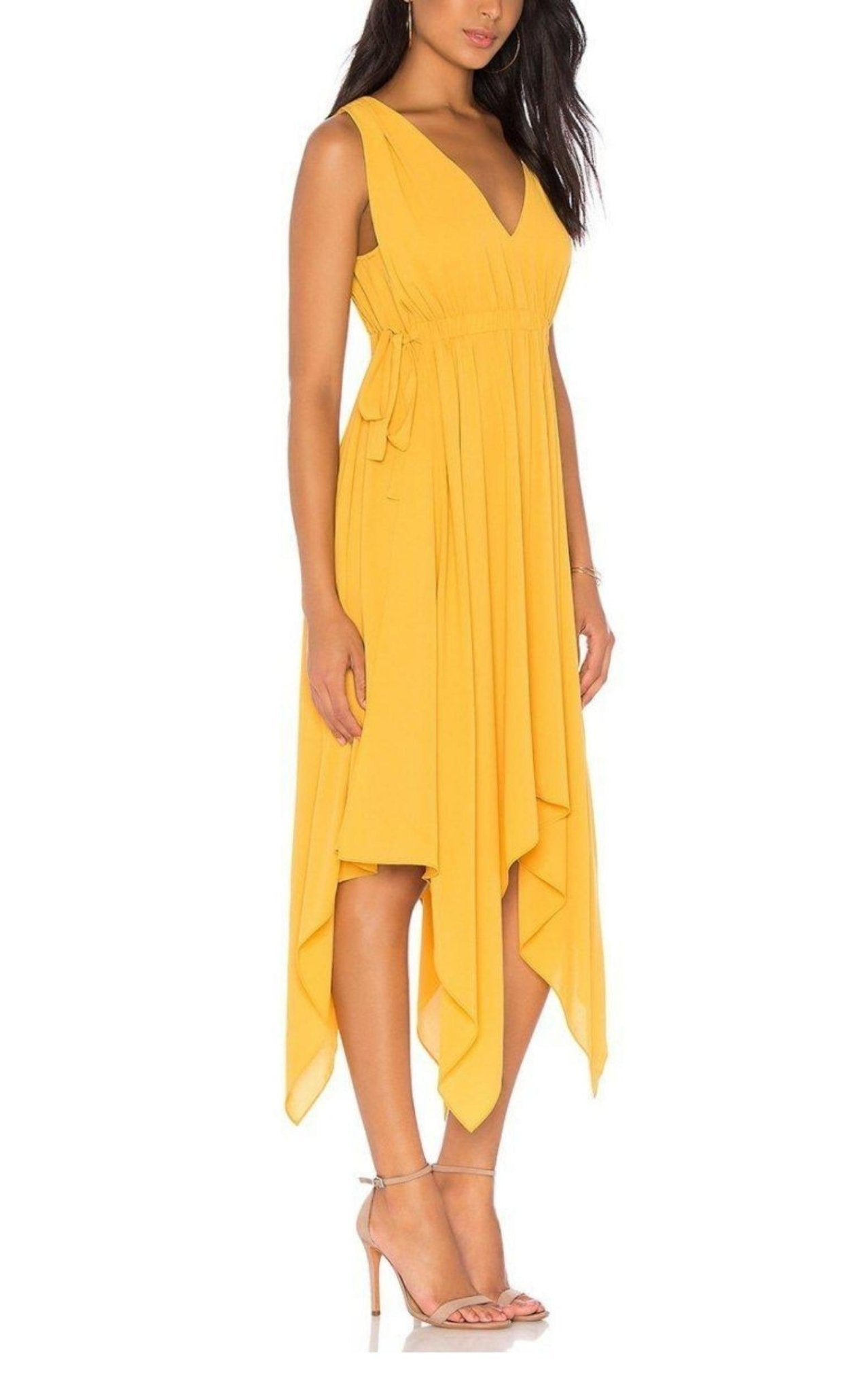 BCBGMAXAZRIA Handkerchief Hem Dress - Runway Catalog