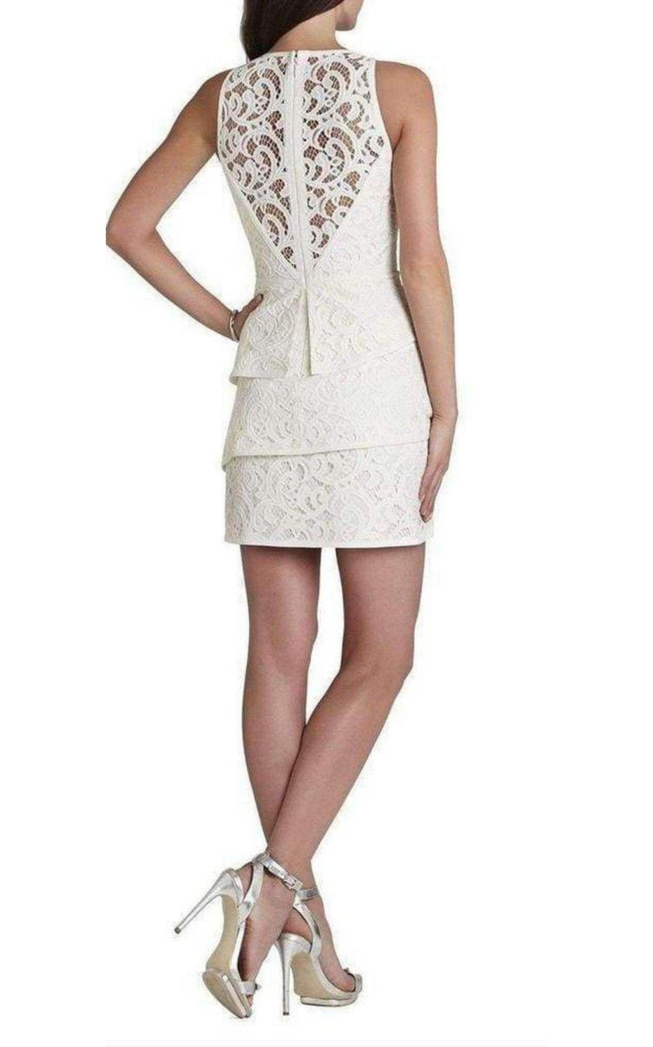 BCBGMAXAZRIA Hannah Engineered Lace Dress - Runway Catalog