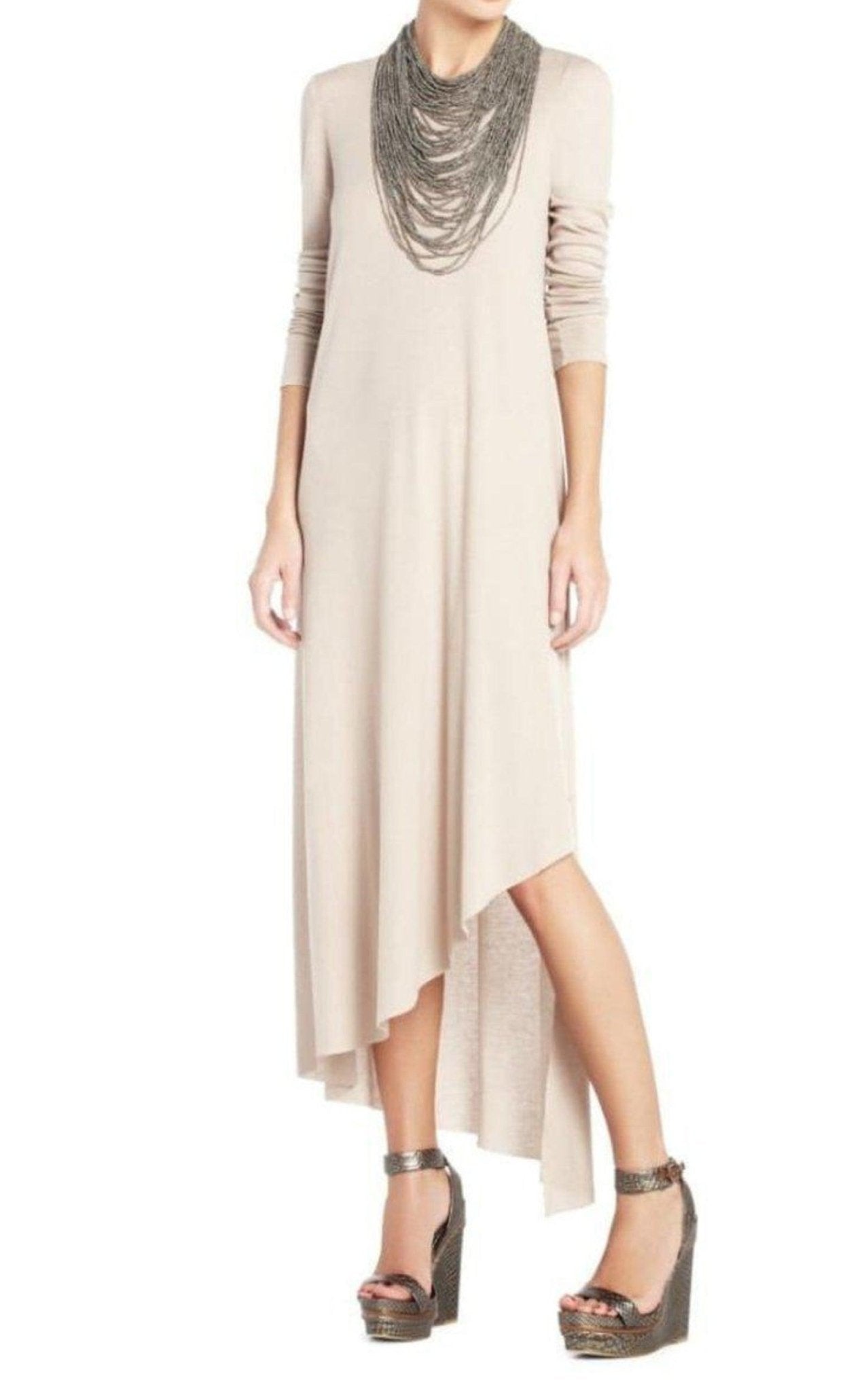 BCBGMAXAZRIA Hematit Seed Bead Necklace - Runway Catalog