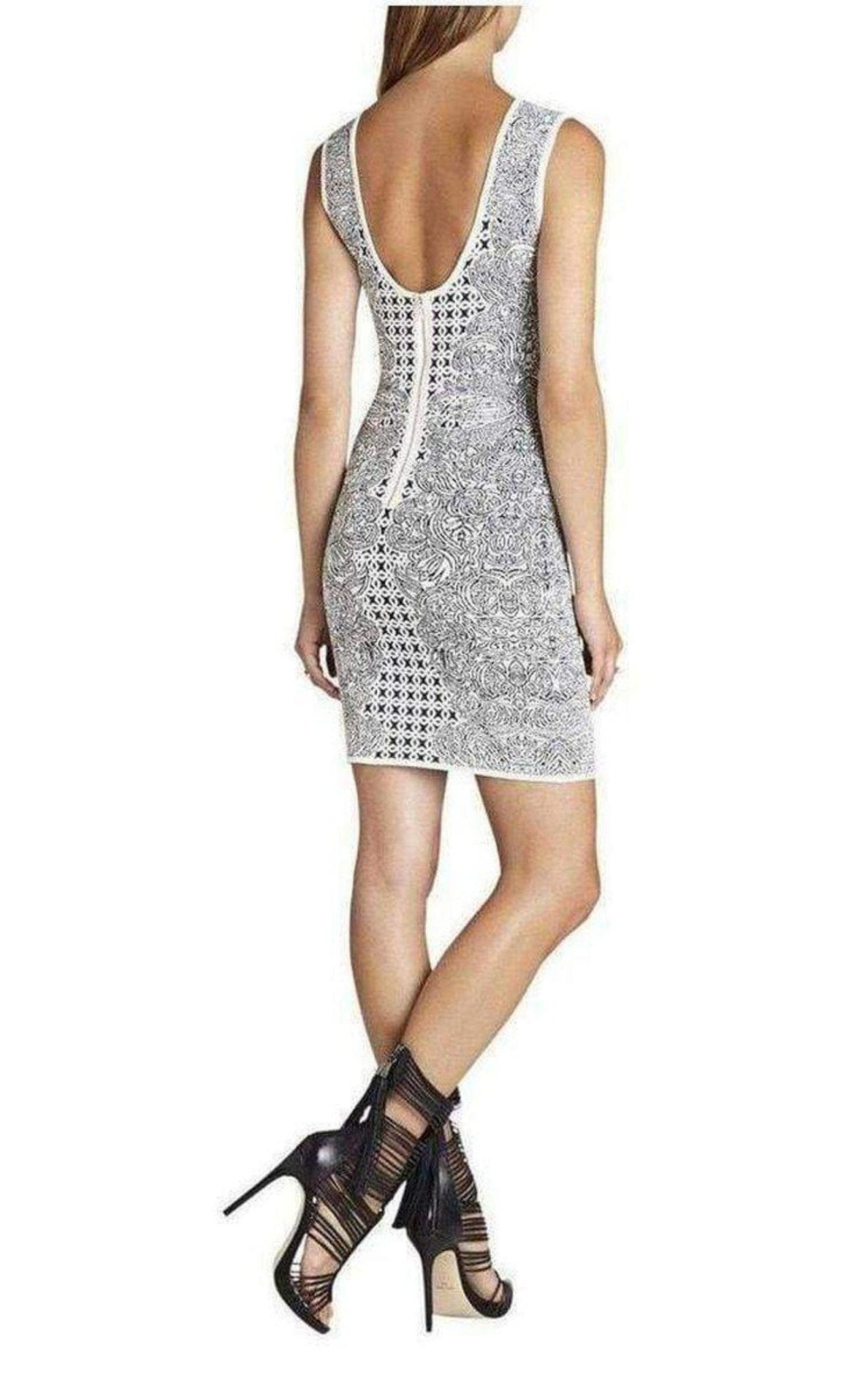 BCBGMAXAZRIA Jazmyne Tribal Jacquard Dress - Runway Catalog