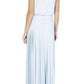 Jenine High Split Pleated Skirt Maxi Dress BCBGMAXAZRIA