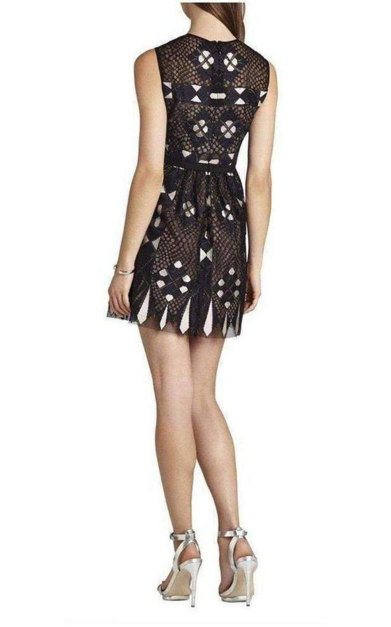 BCBGMAXAZRIA Kailey Sleeveless A - Line Dress - Runway Catalog