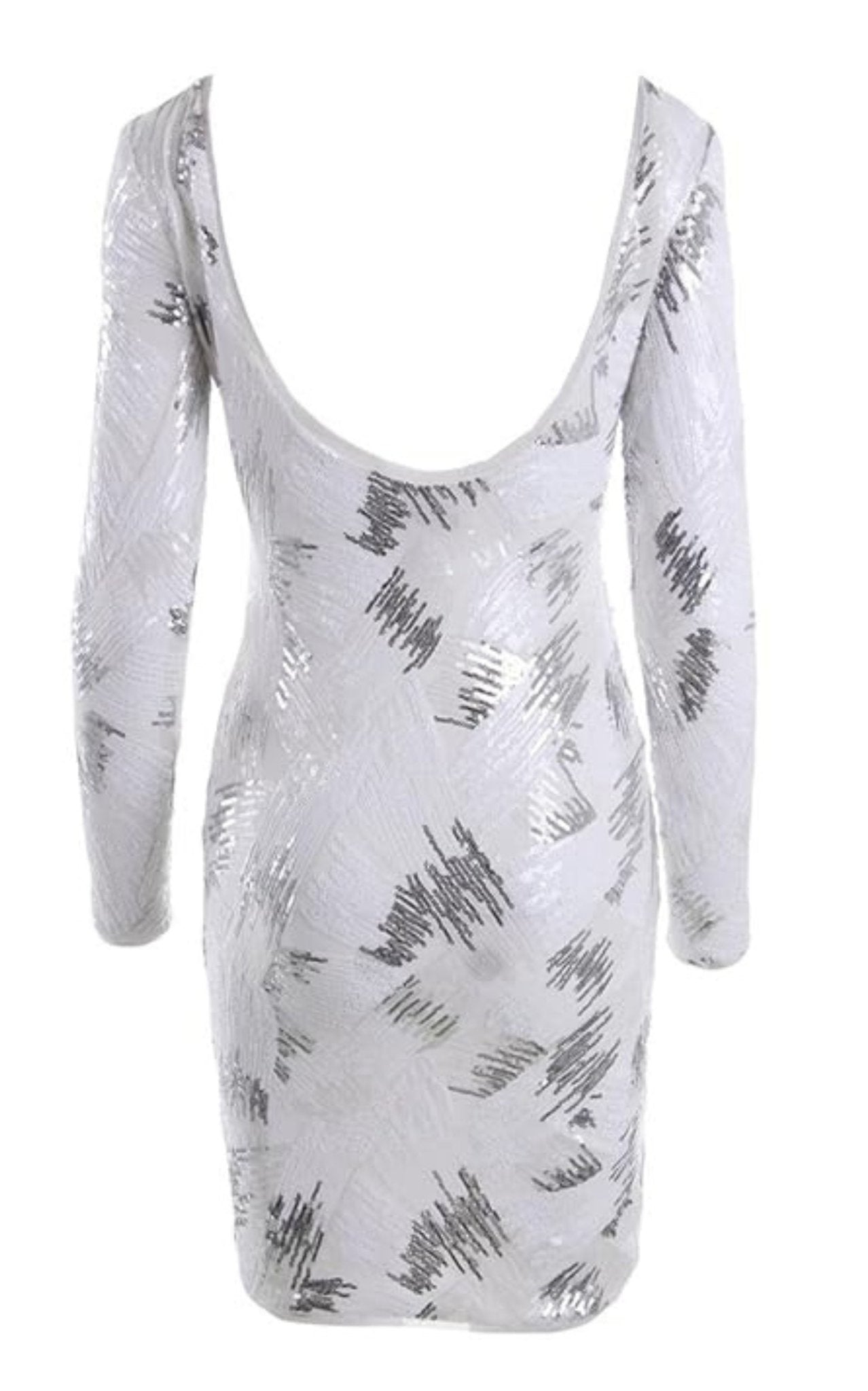 BCBGMAXAZRIA Kamila Long Sleeve Sequin Dress - Runway Catalog