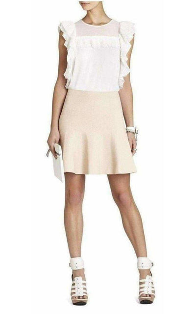 BCBGMAXAZRIA Katerina Ruffled Top - Runway Catalog