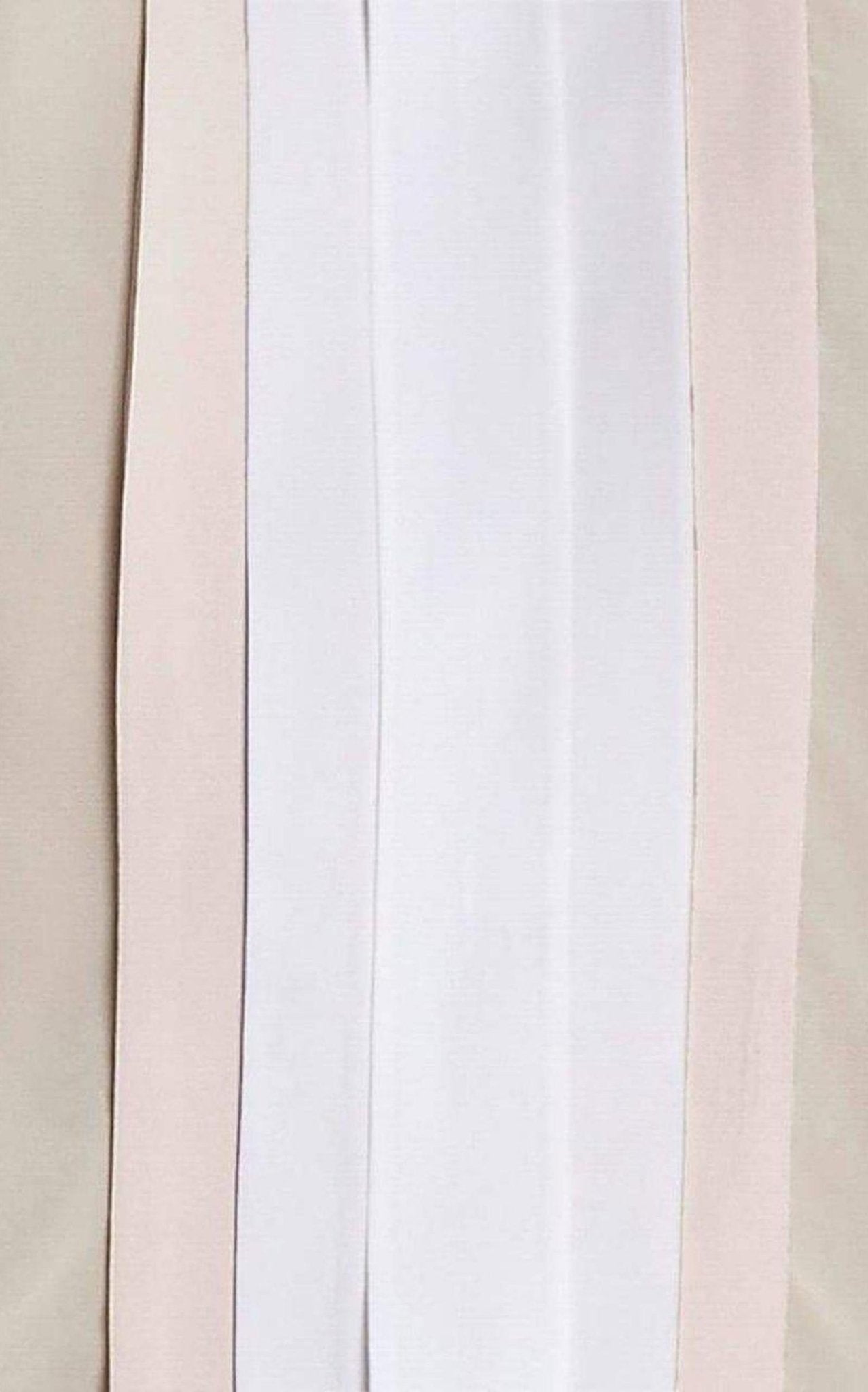BCBGMAXAZRIA Kayli Silk Color - Blocked Cutout Top - Runway Catalog