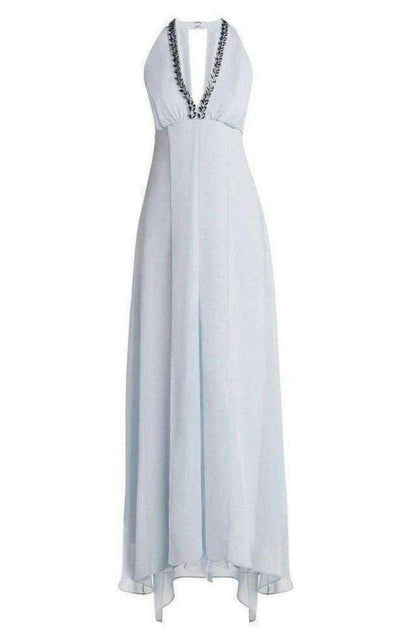 BCBGMAXAZRIA Kristyn Plunging V - Neck T - Back Dress - Runway Catalog