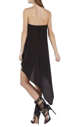 Krystin Strapless Asymmetrical Hem Dress BCBGMAXAZRIA