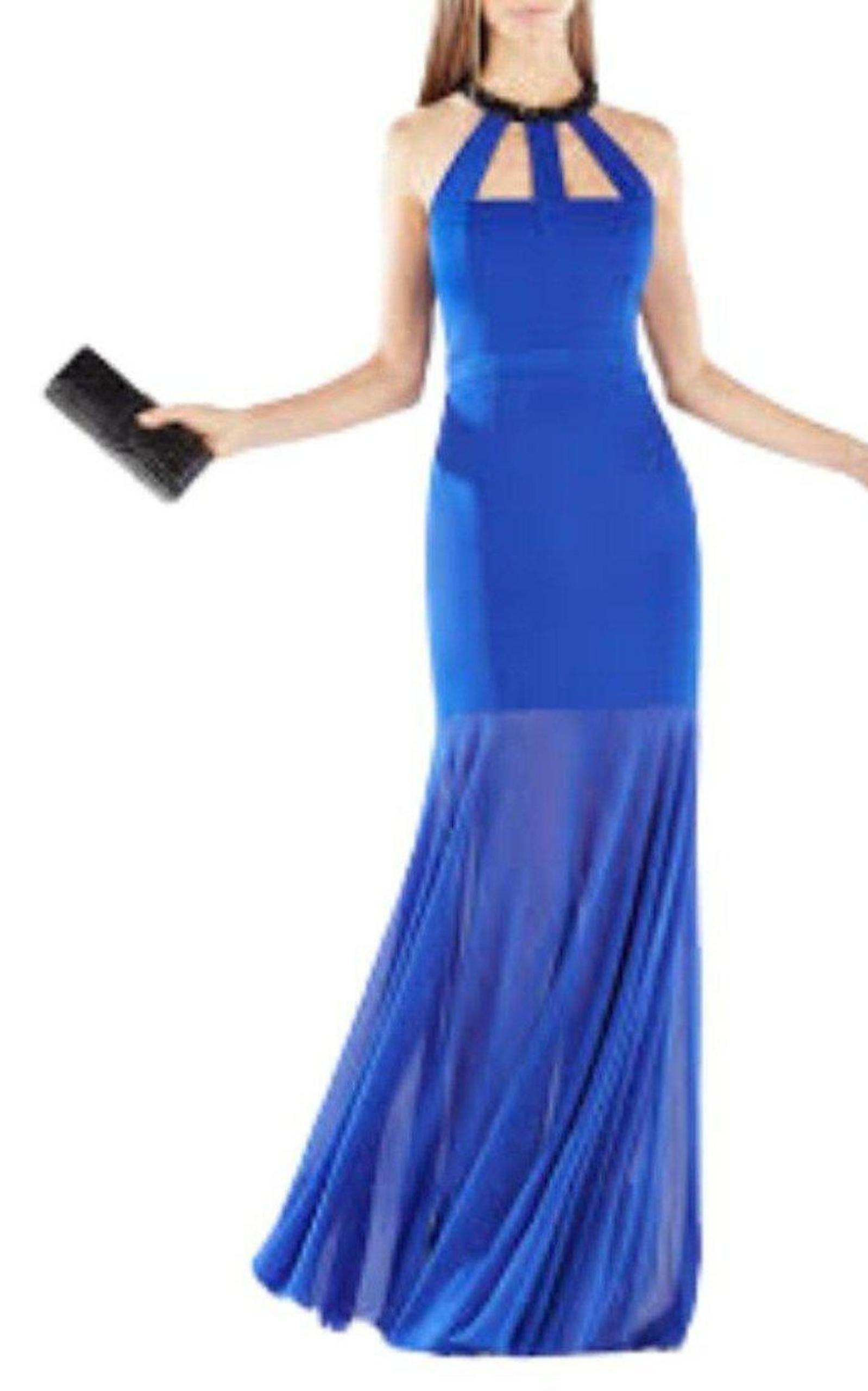 Leonora Royal Blue Gown BCBGMAXAZRIA