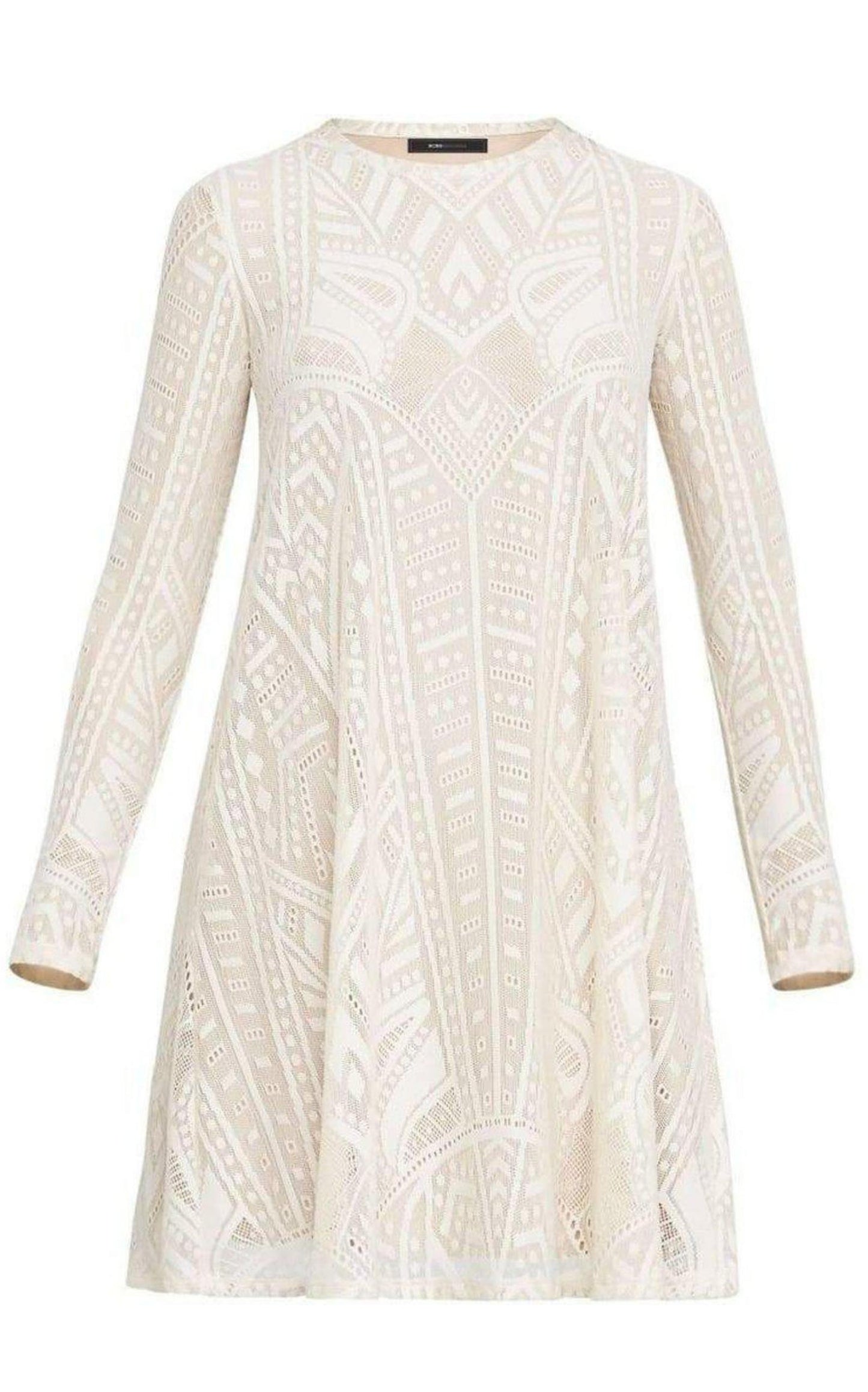 Long-Sleeve Lace Dress BCBGMAXAZRIA