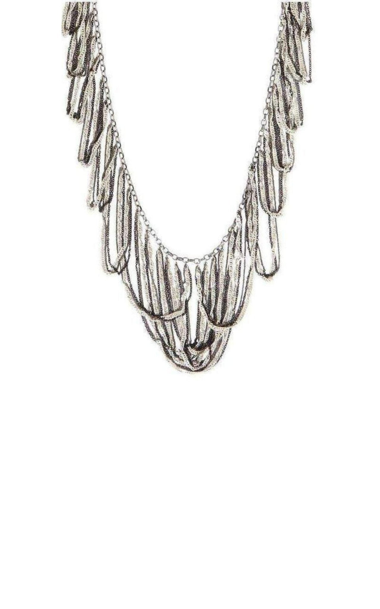 BCBGMAXAZRIA Looped Chained Necklace - Runway Catalog