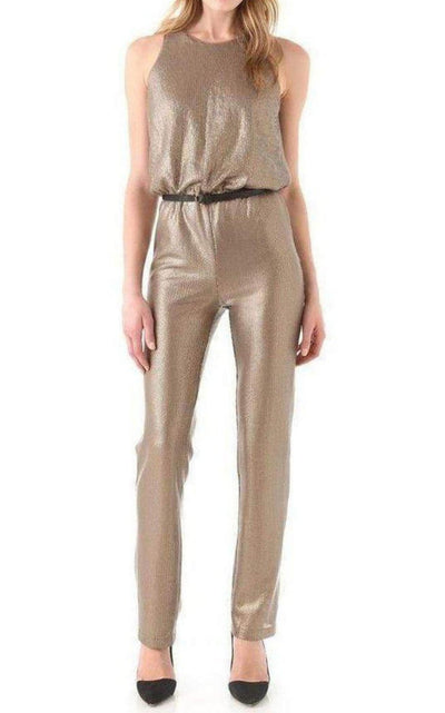 BCBGMAXAZRIA Lowe Sequin Jumpsuit - Runway Catalog
