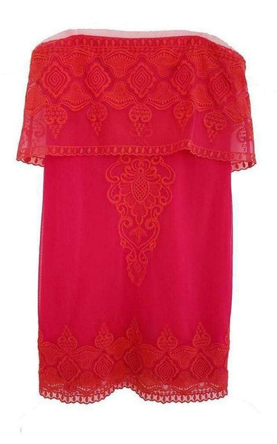 BCBGMAXAZRIA Mayela Ruby Red Strapless Dress - Runway Catalog