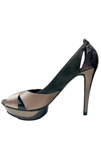 BCBGMAXAZRIA Metal - Heel and Platform Pump - Runway Catalog