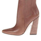 Metild Beige Leather High Heel Bootie BCBGMAXAZRIA