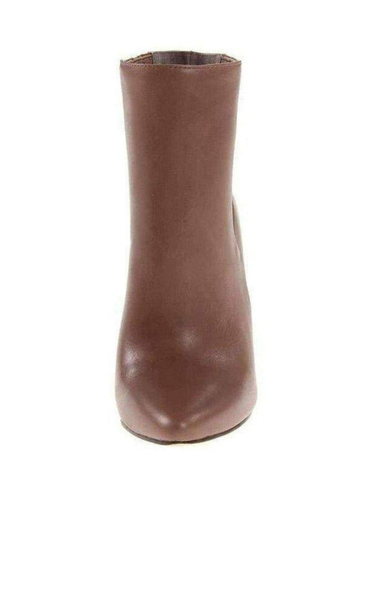 BCBGMAXAZRIA Metild Beige Leather High Heel Bootie - Runway Catalog