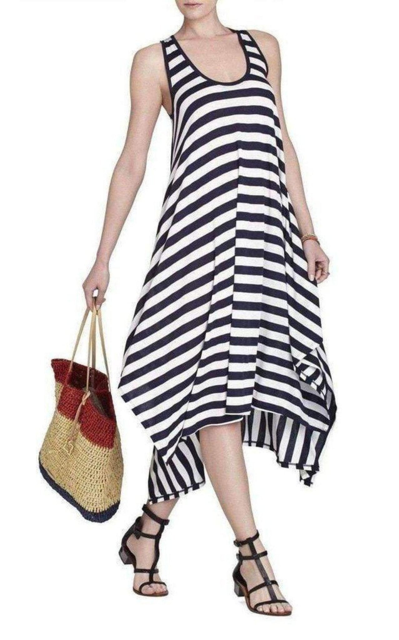 BCBGMAXAZRIA Mylene Handkerchief - Hem Knit Dress - Runway Catalog