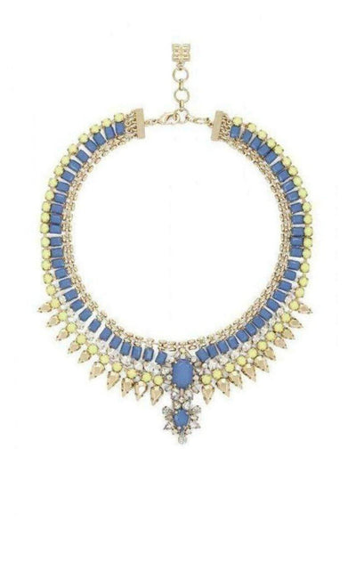 BCBGMAXAZRIA Natural Stone Spike Necklace - Runway Catalog