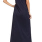 Navy One Shoulder Dress BCBGMAXAZRIA