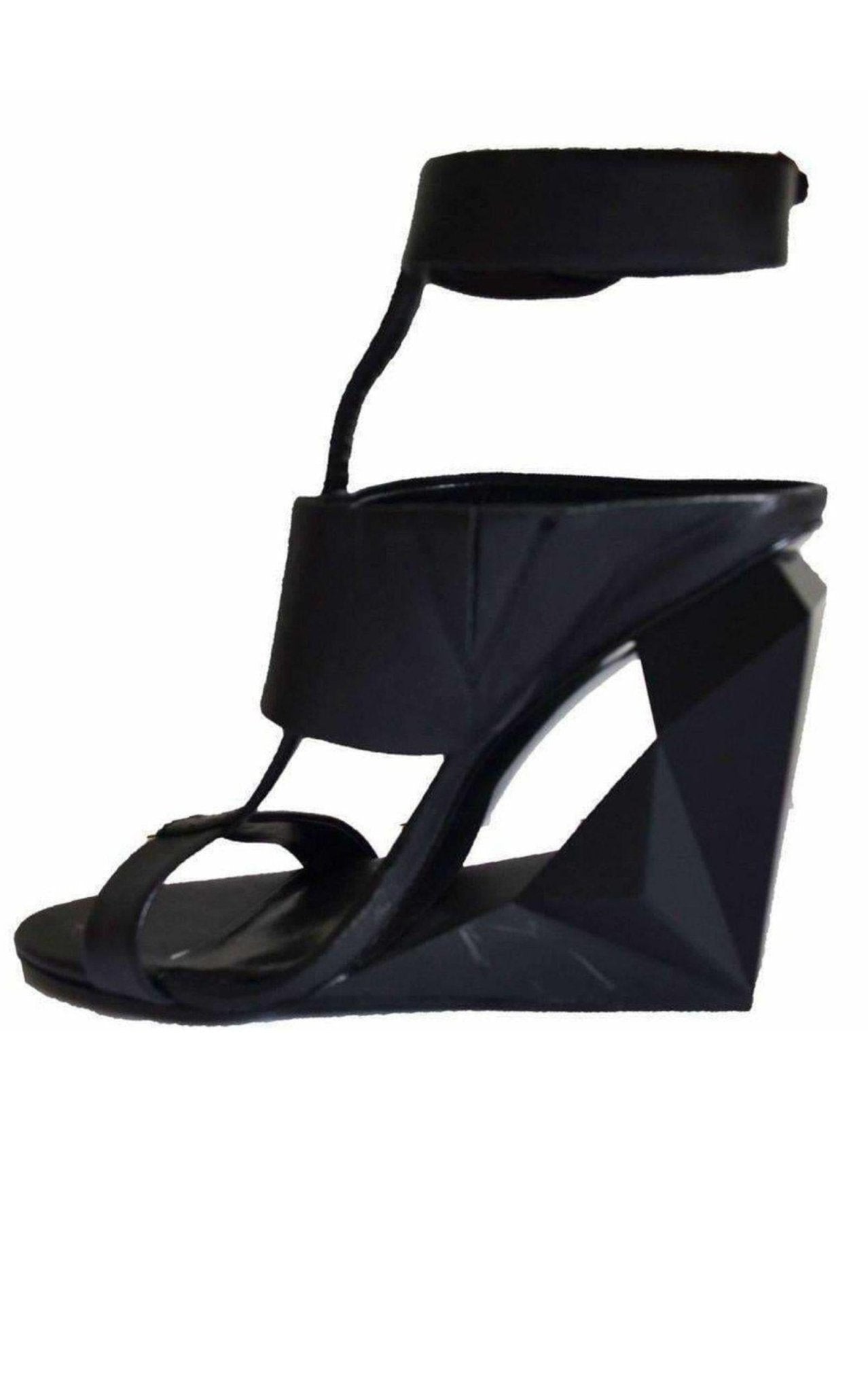 BCBGMAXAZRIA Noella Cutout Wedge Sandal - Runway Catalog