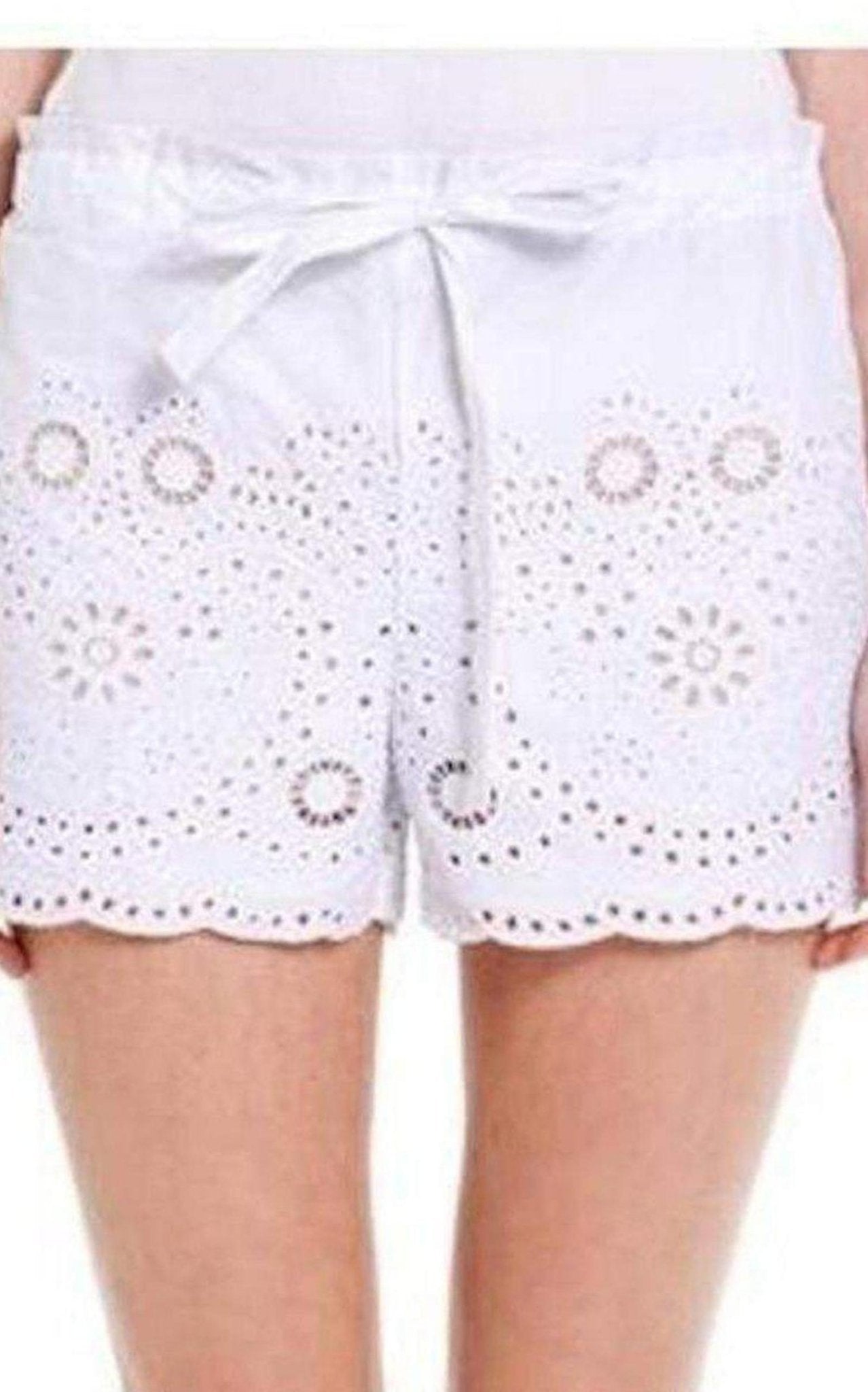 BCBGMAXAZRIA Pash Drawstring Lace Shorts - Runway Catalog