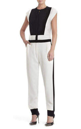 Patricia Color-blocked Jumpsuit BCBGMAXAZRIA