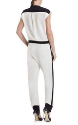 Patricia Color-blocked Jumpsuit BCBGMAXAZRIA