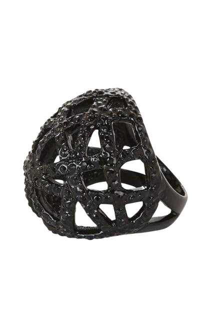 BCBGMAXAZRIA Pave Cage Ring - Runway Catalog