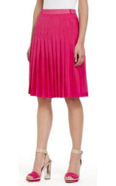 BCBGMAXAZRIA Pleated Chiffon Skirt - Runway Catalog
