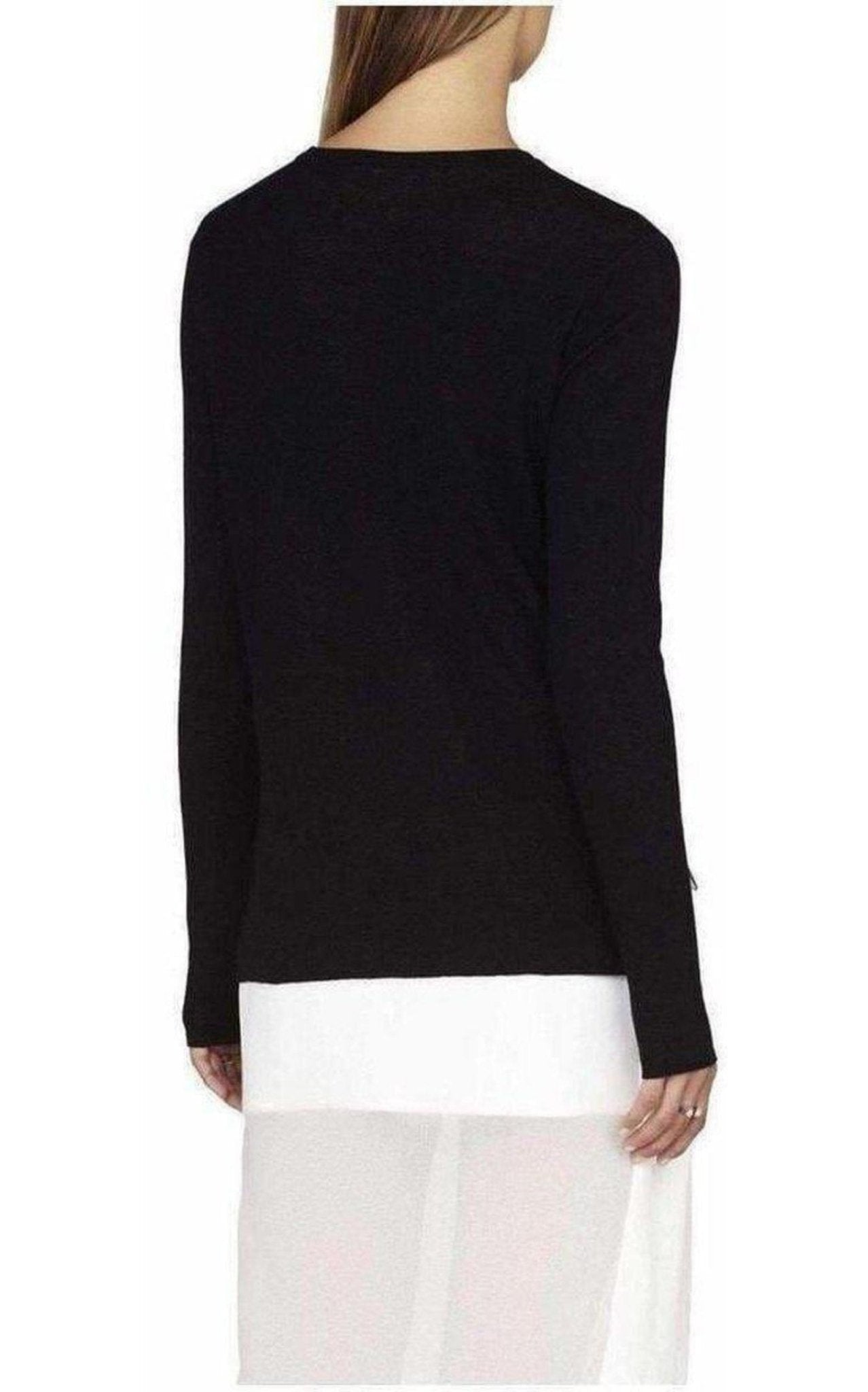 BCBGMAXAZRIA Reversible Crown Intarsia Top - Runway Catalog