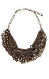 Rhinestone Fringe Necklace BCBGMAXAZRIA