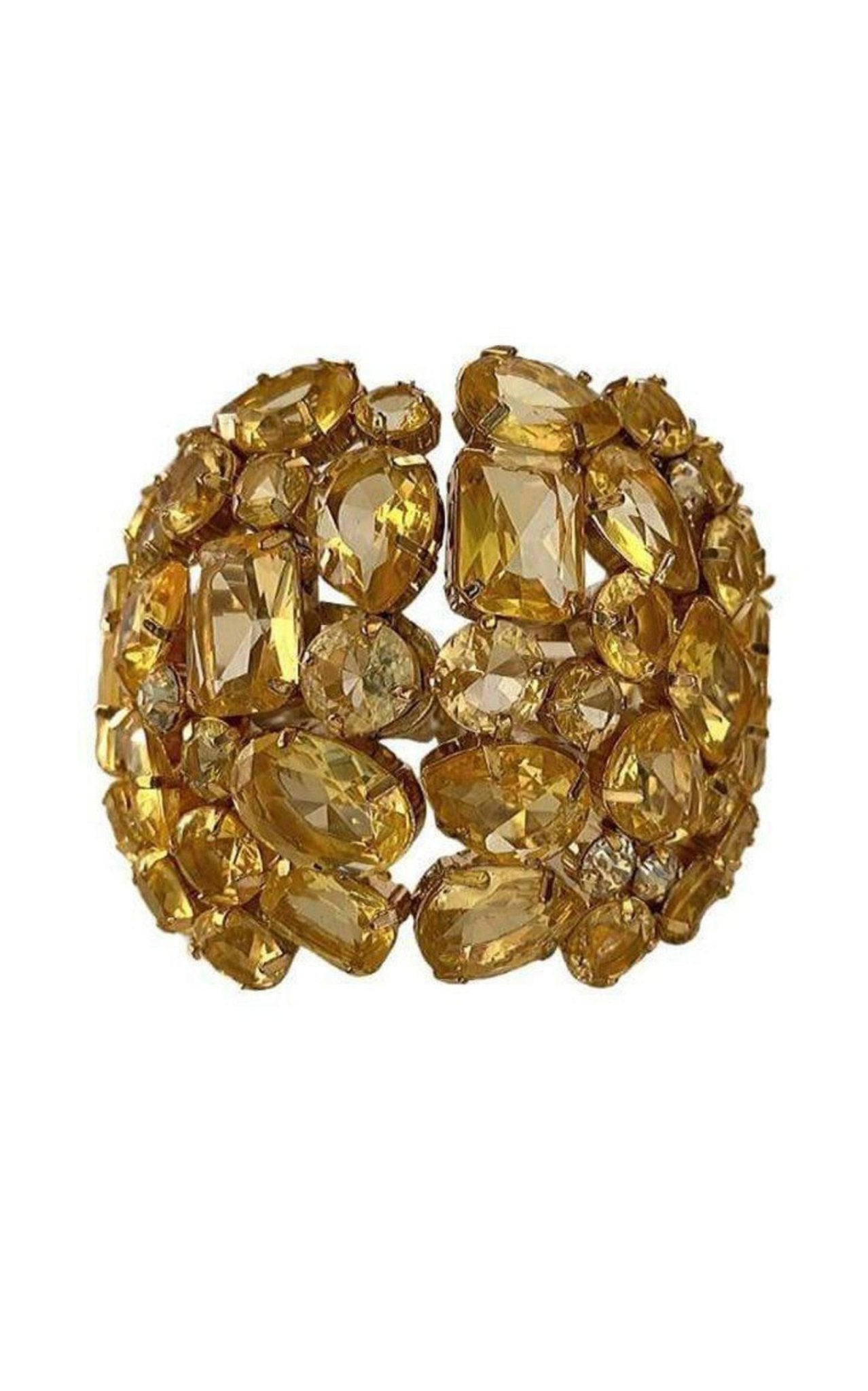 BCBGMAXAZRIA Rhinestone Stone Cuff Bracelet - Runway Catalog